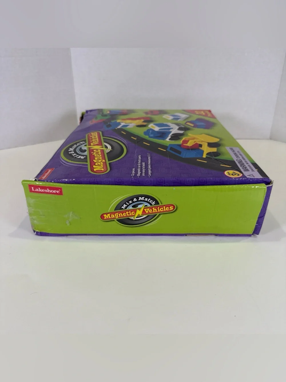 Lakeshore Mix & Match Magnetic Vehicles 22 Piece Toy Preschool Montessori STEM